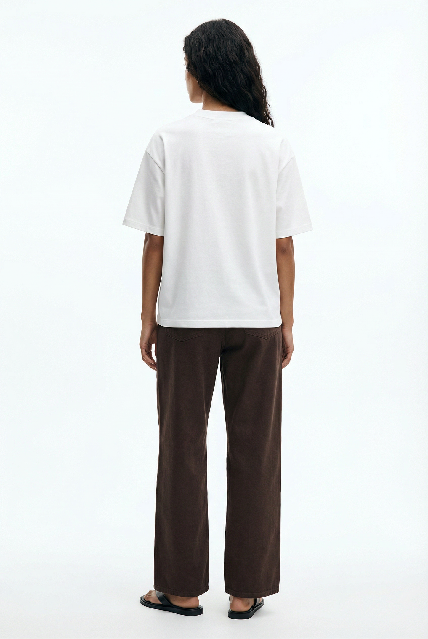 White Essential Boxy Fit T-Shirt