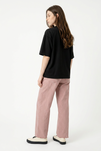 Black Essential Boxy Fit T-Shirt