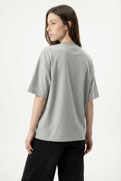 Light Grey Boxy Fit T-Shirt