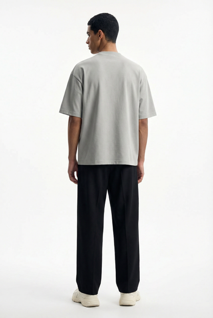 Light Grey Boxy Fit T-Shirt