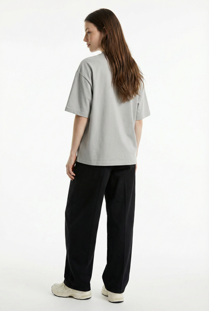 Light Grey Boxy Fit T-Shirt