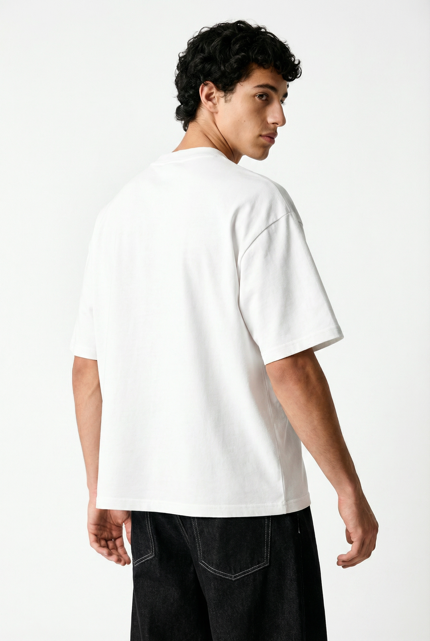 White Essential Boxy Fit T-Shirt