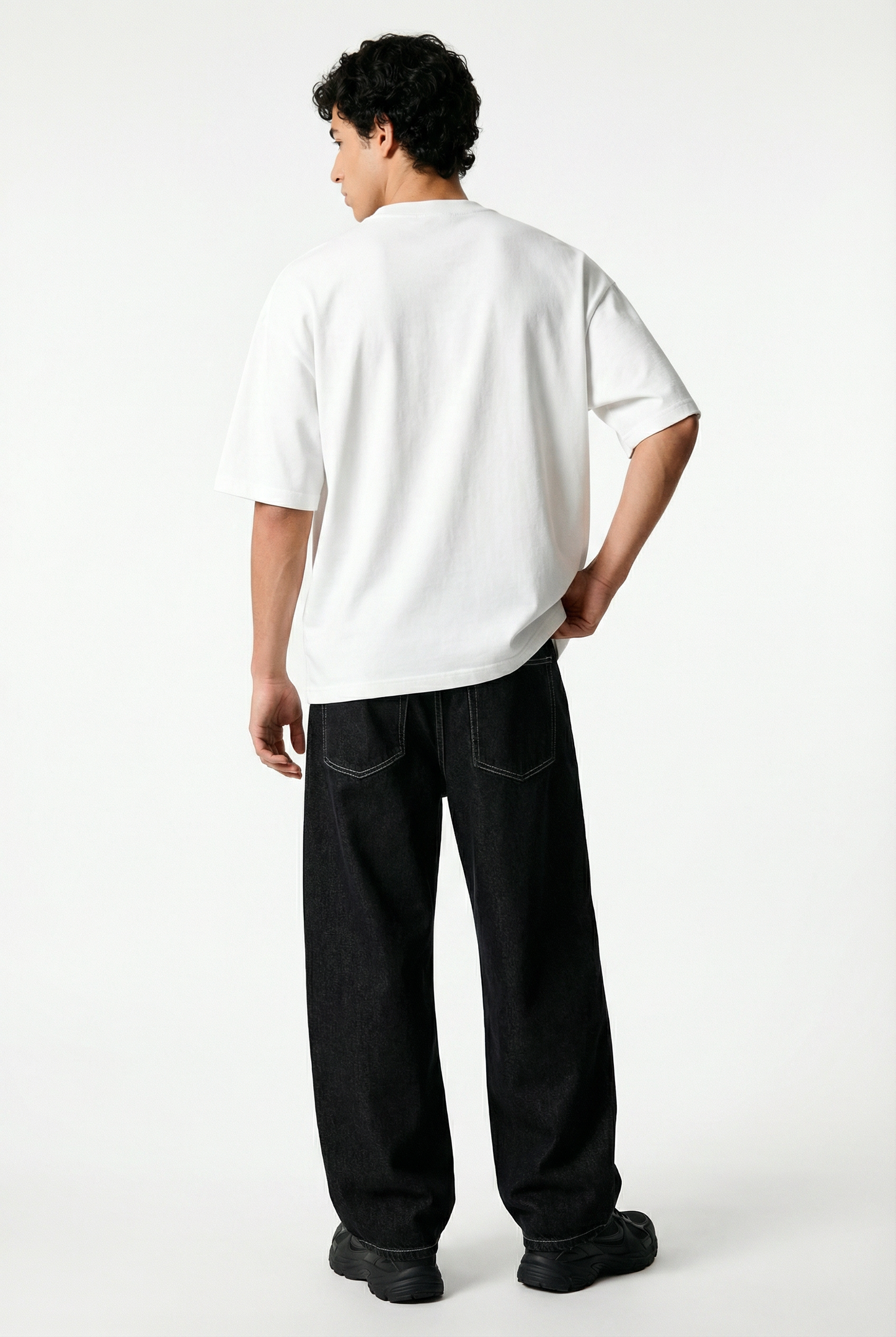 White Essential Boxy Fit T-Shirt